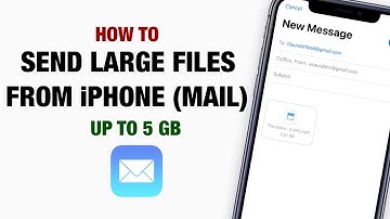 How To Send Large Files From iPhone | Mail