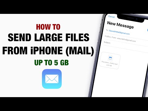 How To Send Large Files From iPhone | Mail