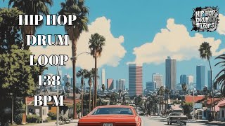 138 BPM Hip Hop Drum Loop – Trap Groove with Focused Momentum