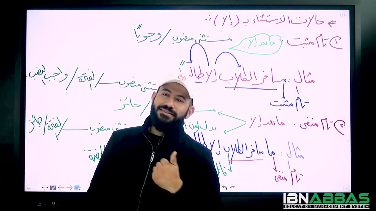 أسلوب الاستثناء | الثانوية العامة | الأستاذ أحمد بدوي