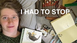 Where I’ve Been Lately… | Painting, Creativity & My Back Injury
