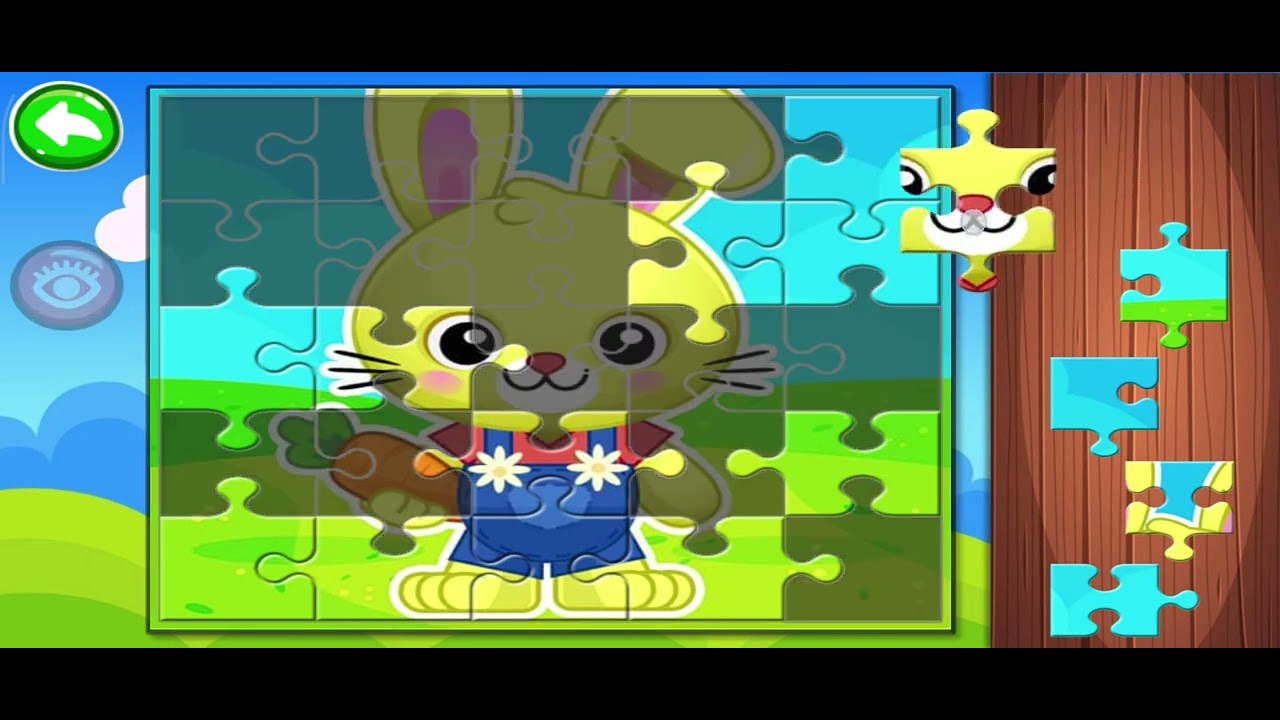 Halloween jigsaw puzzle, children learning videos, hooplakidz toons 75