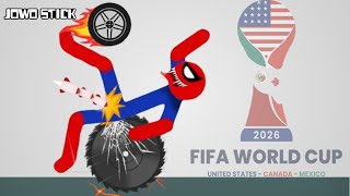 Real Football vs Stickman Dismounting (99% WILL LAUGH 81)