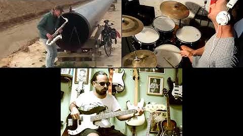 "Pipelinefunk" with drum and bass - Armin Küpper, Mirko Živković, Power Jimi