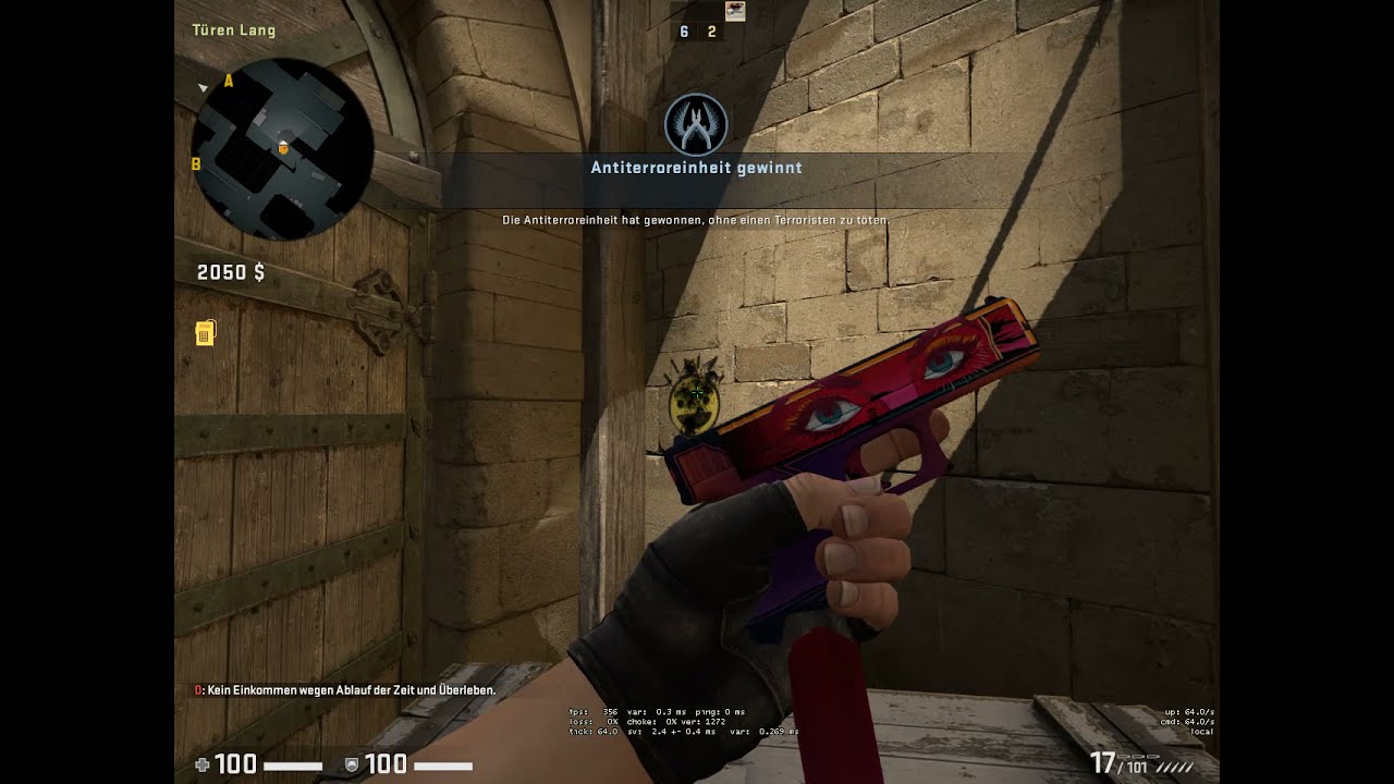 Solo boost in Dust2 "Long tunnel" The correct way (descr.)