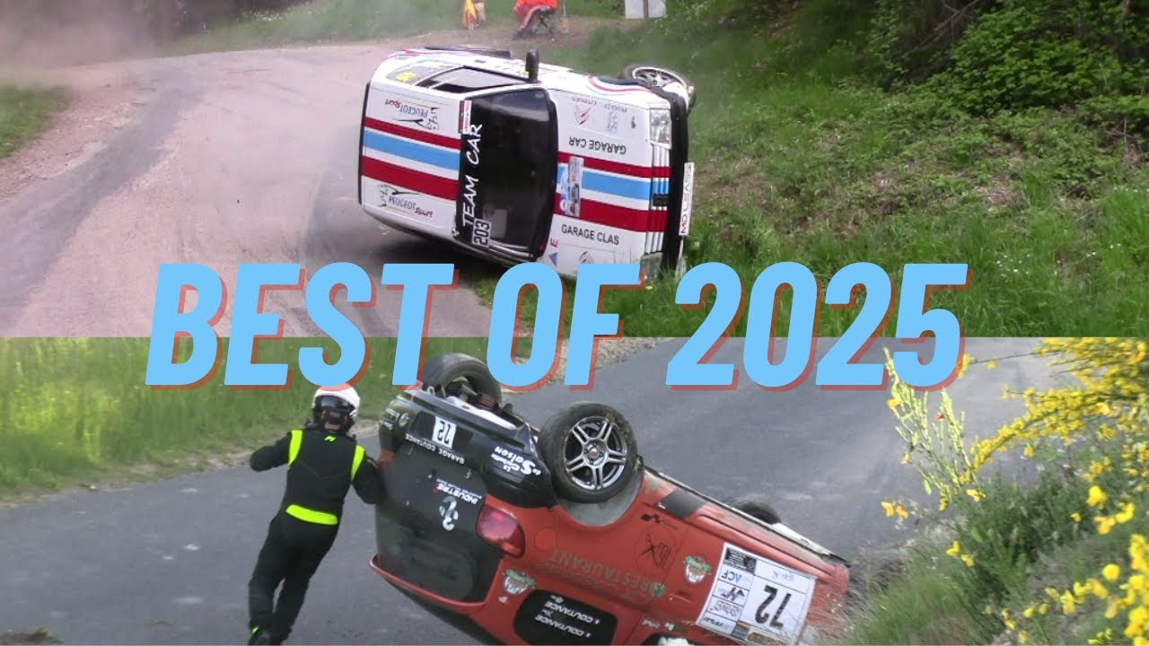 Лучшее в ралли 2025 года — аварии и ошибки