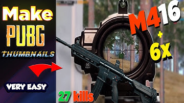 How to Make PUBG Thumbnail For Youtube For Beginners