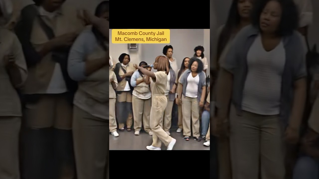 Afeni Badu Muhammad “Rising Phoenix” performs her single “accept me for who I am” in Macomb jail