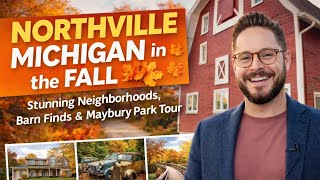Northville Michigan in the Fall 🍁 | Stunning Neighborhoods, Barn Finds & Maybury Park Tour