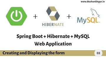 Spring Boot Hibernate Web Application - Creating and Displaying the form [Part 3]