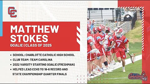Matthew Stokes 2022 Lacrosse Highlights | Goalie, ...
