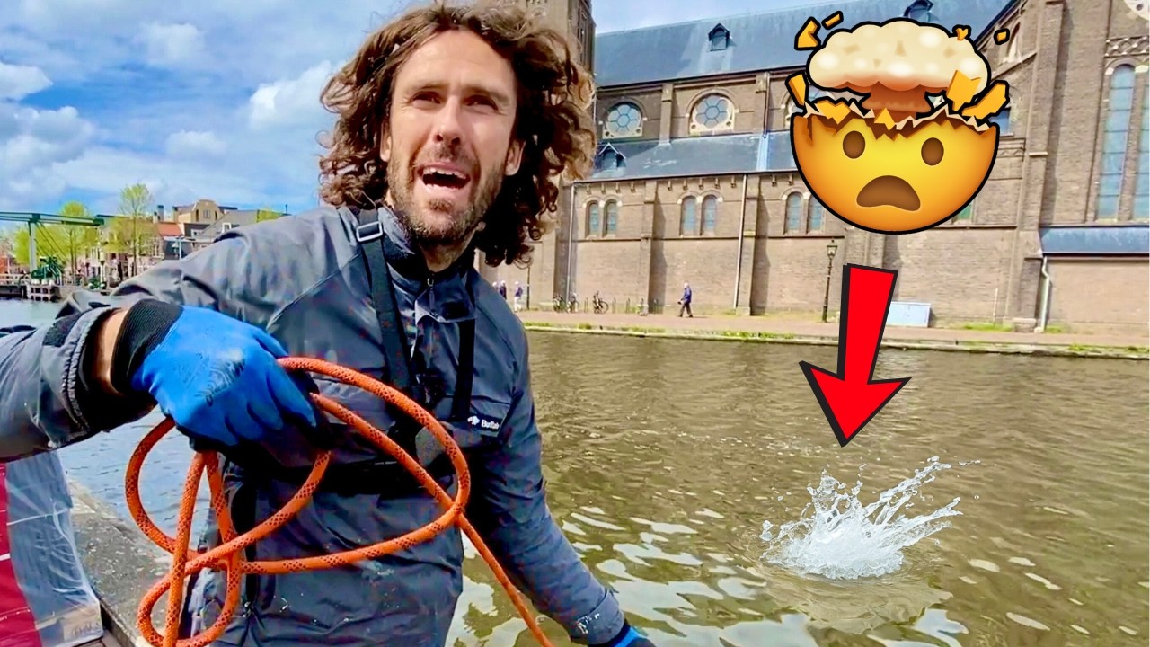 ¡El MEJOR hallazgo de TODOS!!! ¡Pescando con un imán enorme!