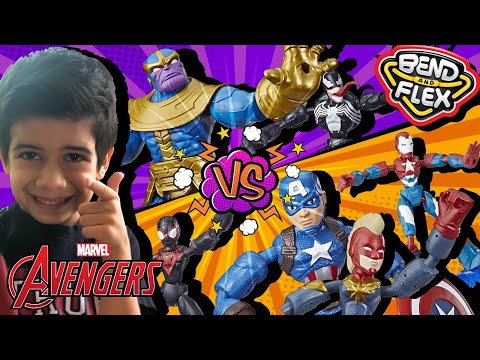 BEND AND FLEX ADVENGERS edition liscensed toys review 2020 movie. Toys Review! ‼😱