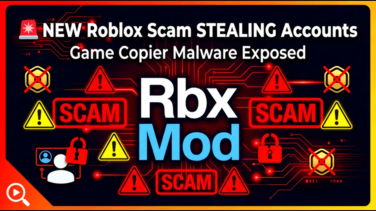 🚨 NEW Roblox Scam STEALING Accounts (Game Copier Malware Exposed)