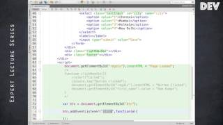 HTML Form / JavaScript Event Handling