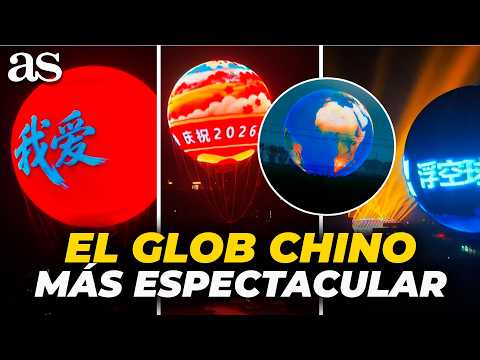 CHINA estrena su primer GLOBO AEROSTÁTICO de 2 TONELADAS y 14 METROS EN EL AIRE