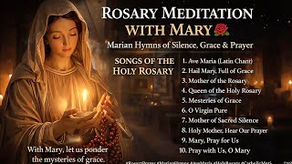Rosary Meditation with Mary | Catholic Marian Hymns of Silence, Grace & Prayer | Peaceful Devotion screenshot 4