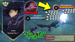 JULIAN NEW UPDATE HYBRID BUILD! THEY THINK I'M USING CHEAT! (one hit delete💀)