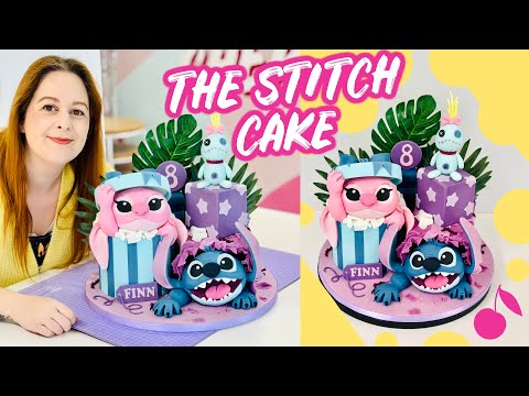 The Stitch and Angel Cake | Cake Studio Vlog