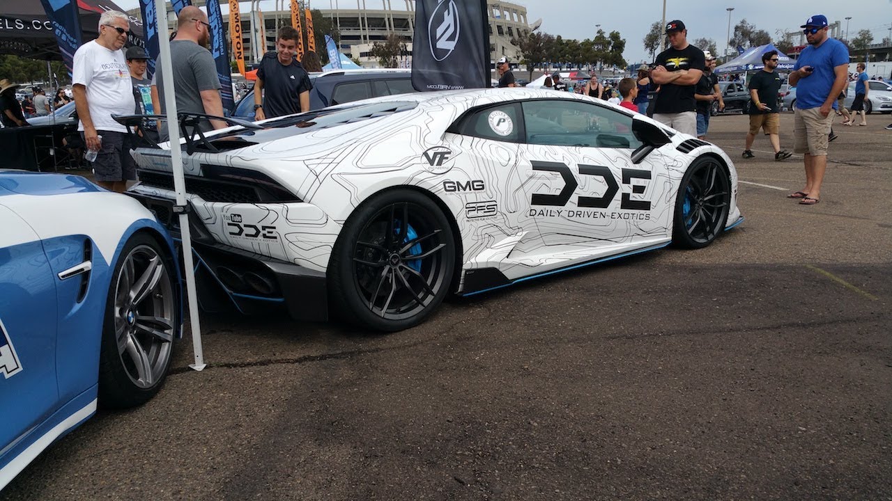 DDE'S SUPERCHARGED LAMBORGHINI HURACAN | Big SoCal Euro 2017