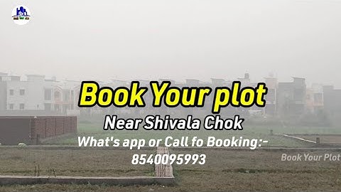 Book Your Plot near Shivala Chok//Best Plot in Shivala//@bookyourplot