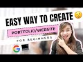 How to Create a WEBSITE / PORTFOLIO using GOOGLE SITE | No EXPERIENCE | for BEGINNERS [English Sub]