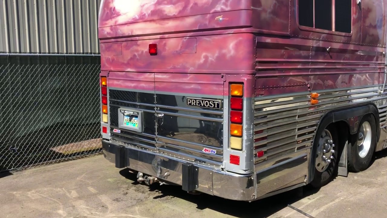 Prevost Bus Conversion First Start Up after Winter - DD 8V92TA