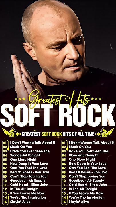 Elton John, Rod Stewart, Phil Collins | Soft Rock Love Songs 70s 80s 90s #eltonjohn #rodstewart