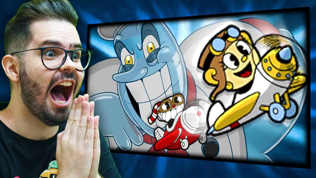 Zerando CUPHEAD só com o AVIÃO! (Desafio @Save Manual)