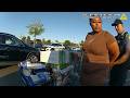 Caught In The Walmart Parking Lot With A Cart Of Alleged Shoplifted Groceries