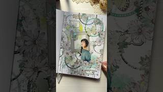 ASMR Light Green Journaling💚☘️✨Scrapbook #journaling #scrapbooking #asmr #artistic #diy