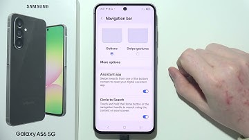SAMSUNG Galaxy A56 5G: How to Turn On/Off Circle to Search
