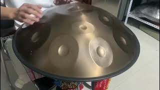 Handmade 22 In 12 Notes Kurd Scale D Minor Stainless Steel Handpan Drum , Available in 432 & 440 Hz screenshot 1