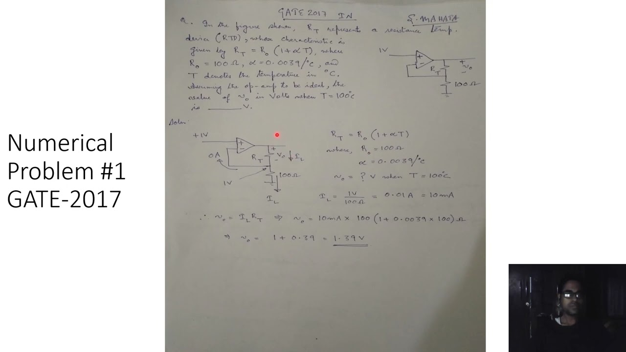 RTD Numerical GATE Problem #1