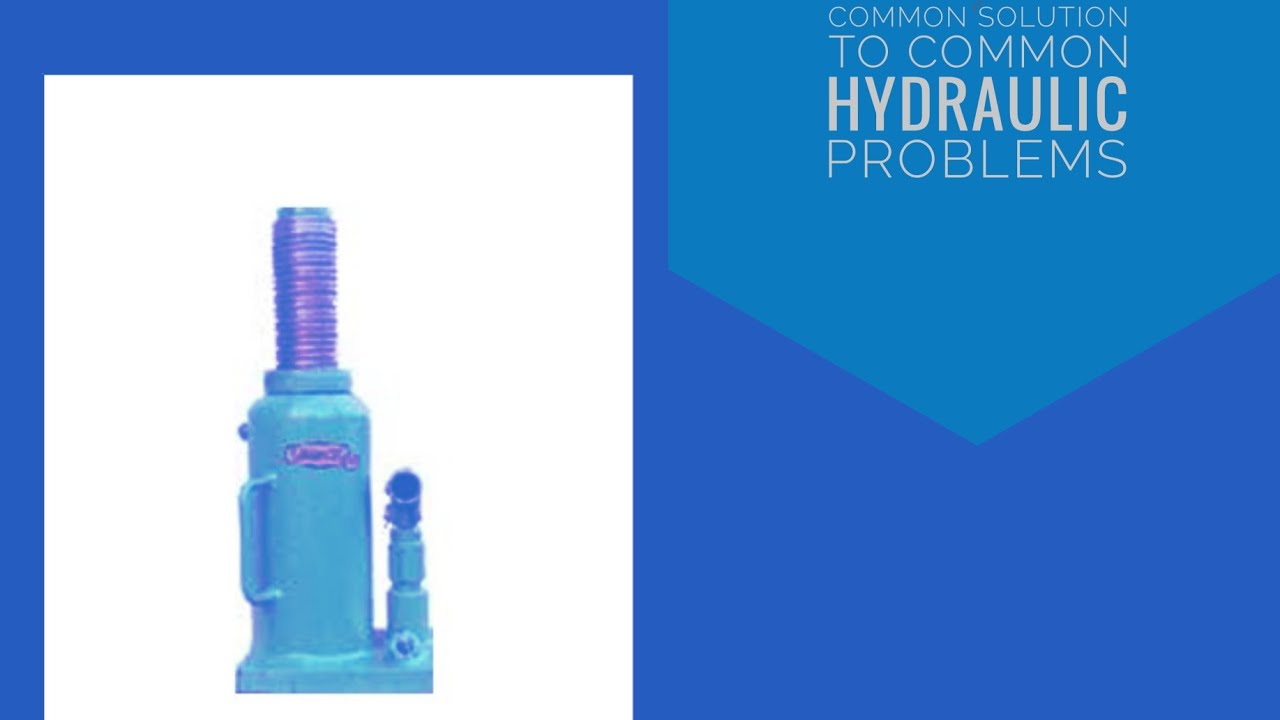 COMMON SOLUTION TO COMMON HYDRAULIC PROBLEMS OF VANKOS INTEGRAL JACK.