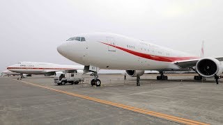VR360】新政府専用機の内部初公開＝航空自衛隊 - YouTube
