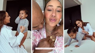 Adrienne Bailon \& Israel Houghton Are Celebrating Their Son Ever James 1st  Mother's Day🥰 He's Cute