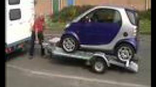 Smart car Ground loading trailer