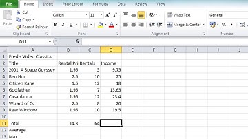 Excel 2010 Tutorial For Beginners part 3 #2   Calculation Basics & Formulas Microsoft Excel