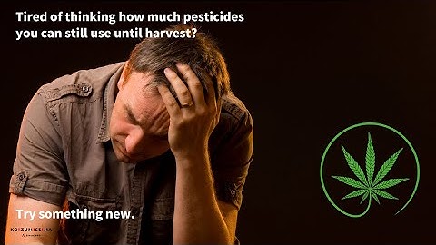 Tired of thinking how much pesticides you can still use until harvest?  Here is a new solution.
