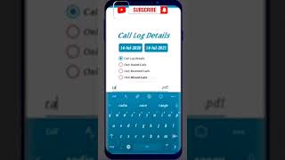 call #detail #PDF #call #history #print manoj dev #tg #shorts #pankhuri_teach android  #pdfexporter