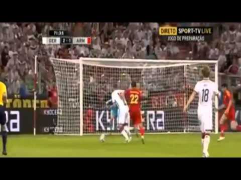 اهداف مباراة ألمانيا 6 - 1 أرمينيا || 06-06-2014 ||
