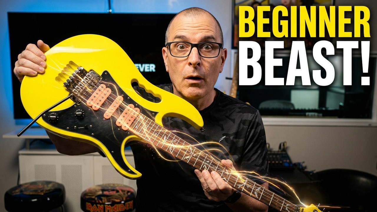 Steve Vai's Affordable Signature Guitar Actually Slaps - YouTube