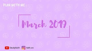 PLAN WITH ME | March 2019 Bullet Journal Setup | INDONESIA