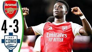 Arsenal vs Como 4-1 Highlights | All Goals & Extended Highlights | Friendly Match 2026 | Highlights