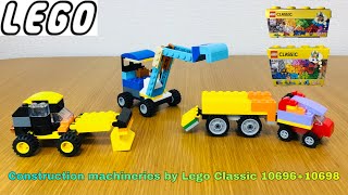 Lego Classic 10696+10698 assembling to construction machineries #204