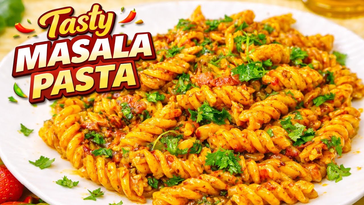 Tasty Masala Pasta… Result Was Amazing! 🍝🔥