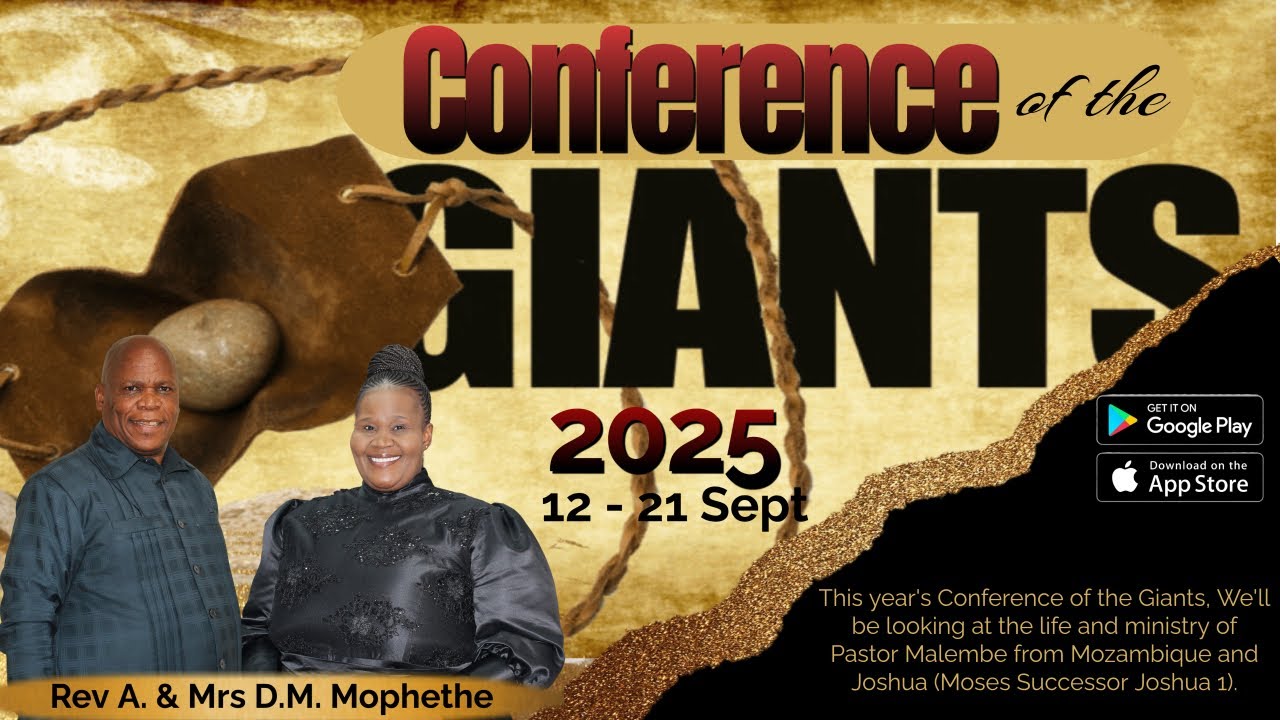 Conference Of The Giants 2025 | Sunday Service | Rev A. Mophethe.