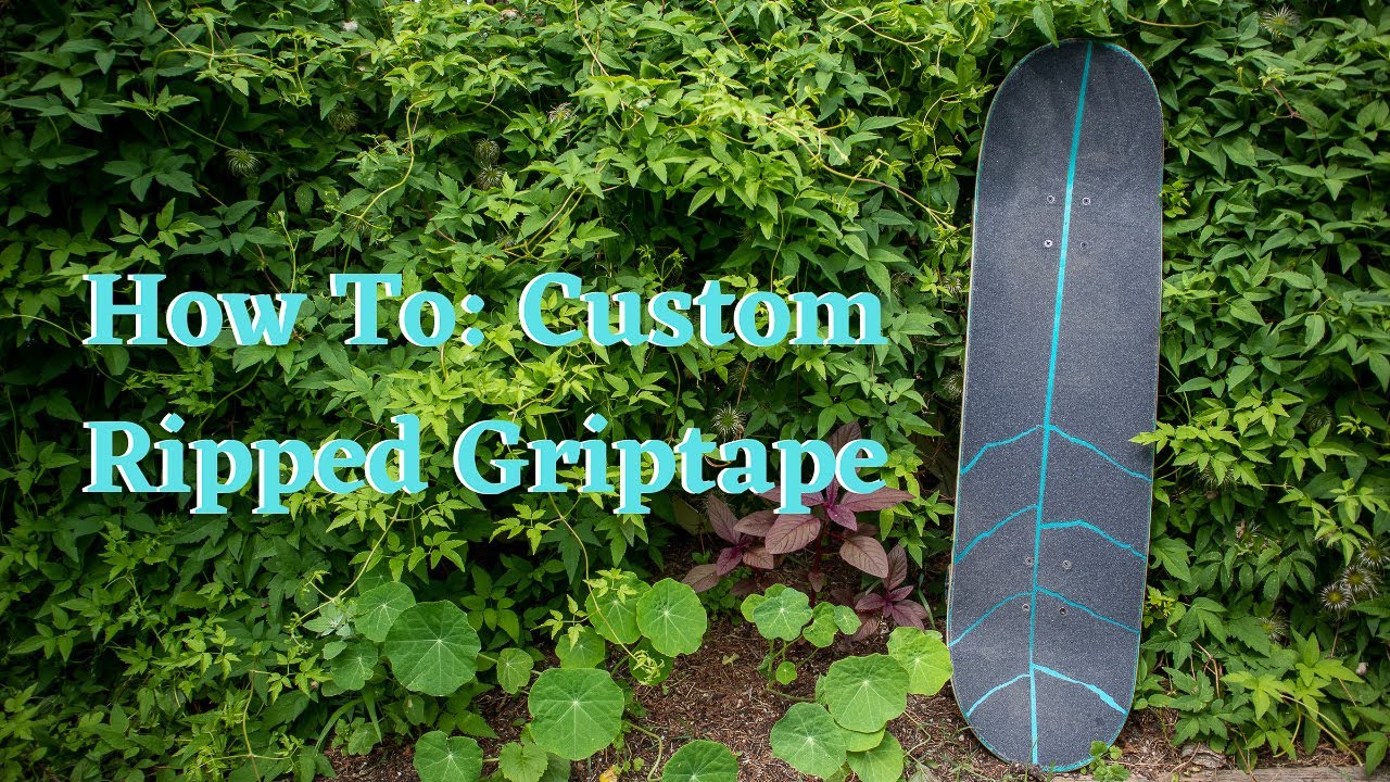 RIPPED SKATEBOARD GRIPTAPE (DIY) - YouTube
