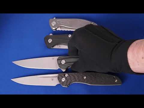Shirogorov knives 110, 111, F95 on washers Russia